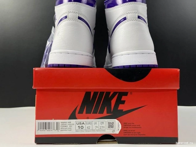 1 JORDAN HIGH PURPLE AIR COURT CD0461-151 RETRO 0604